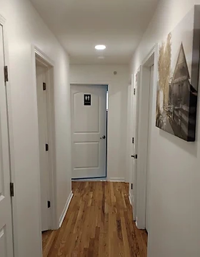 Home Bedroom doors opening off the hallway